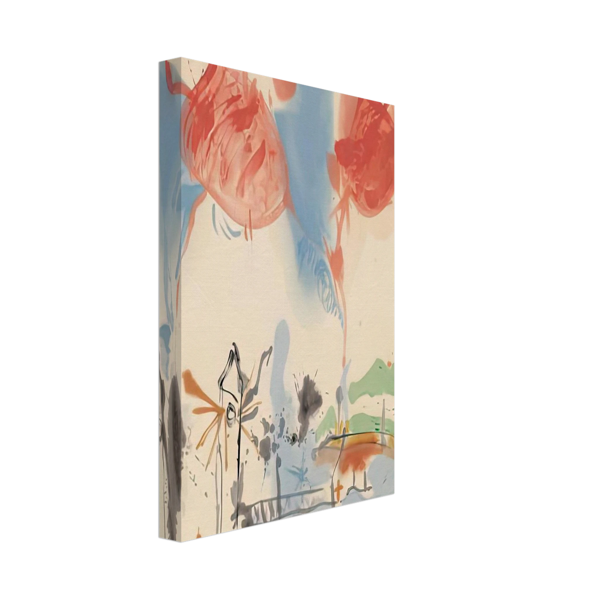Round Trip, 1957- Canvas | Helen Frankenthaler Canvas | Frankenthaler Helen