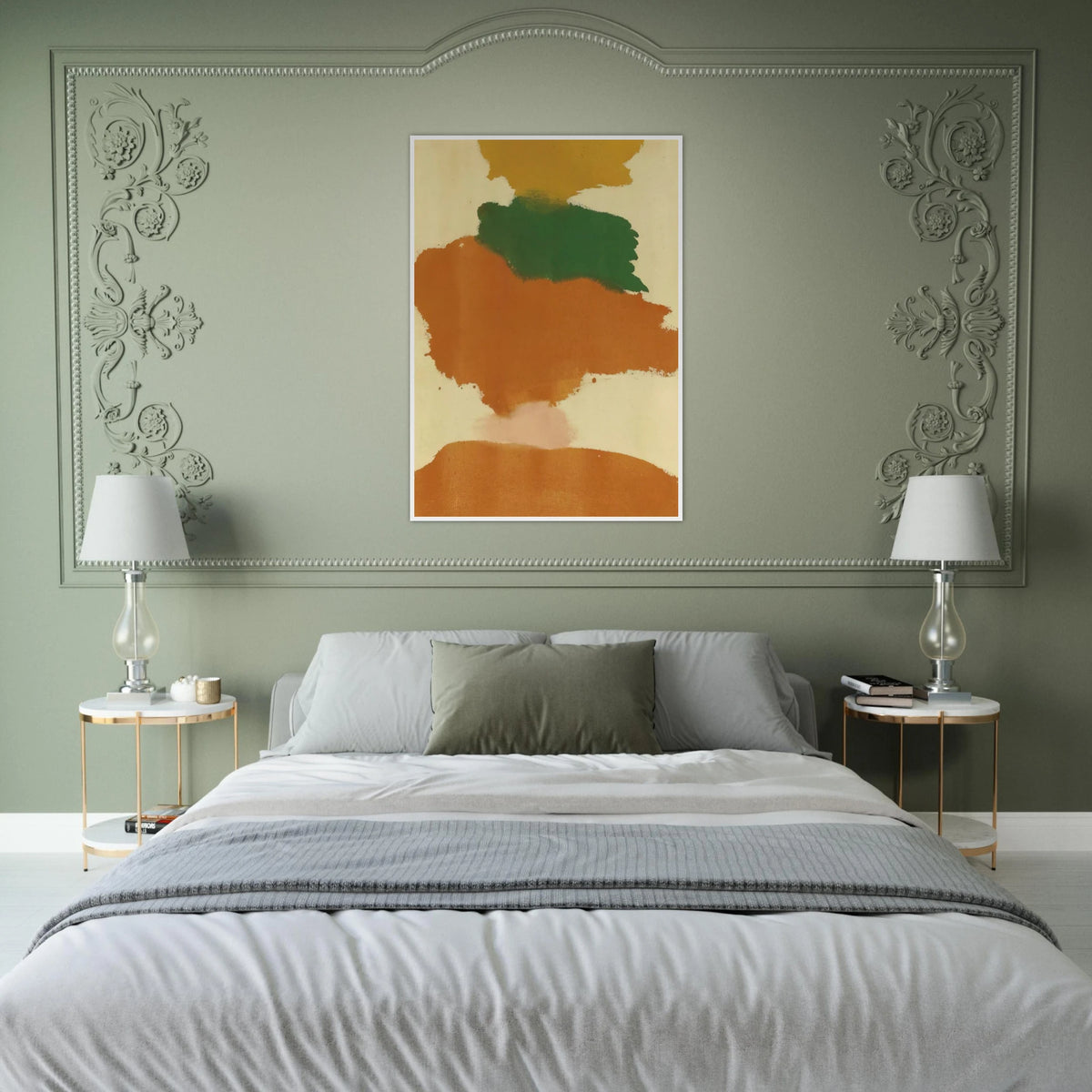 Untitled - 1963 Framed Poster | Helen Frankenthaler Framed Prints Wall Art | Frankenthaler Helen
