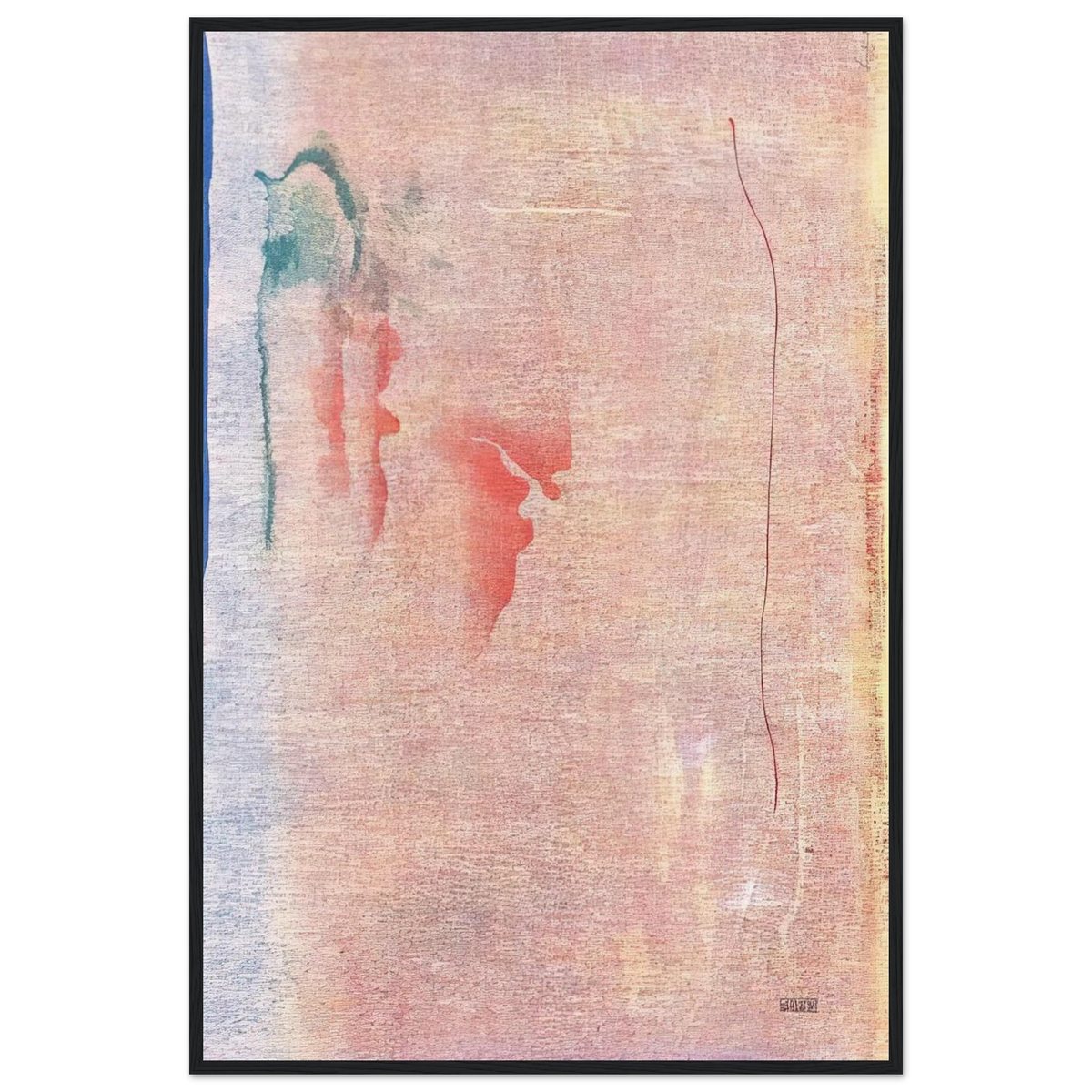 Cedar Hill - 1983 Framed Poster | Helen Frankenthaler Framed Prints Wall Art | Frankenthaler Helen
