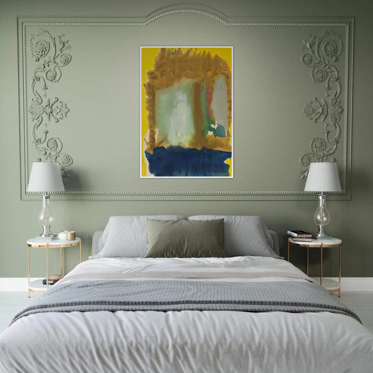 Milkwood Arcade, 1963- Framed Poster | Helen Frankenthaler Framed Prints Wall Art | Frankenthaler Helen