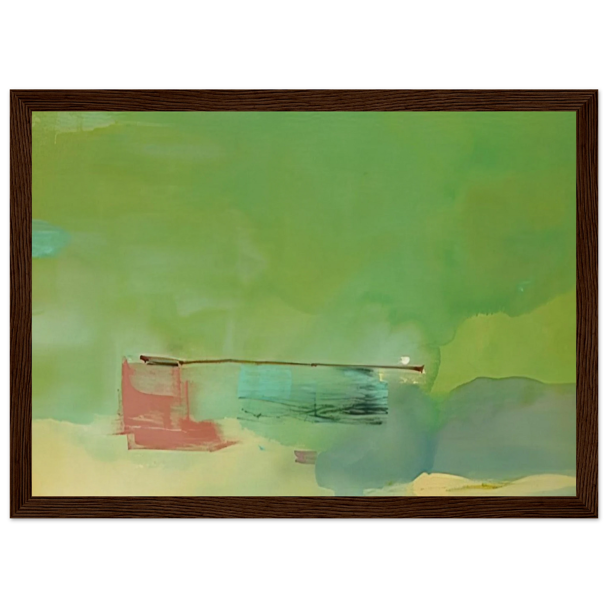 Springscape - 1975 Framed Poster | Helen Frankenthaler Framed Prints Wall Art | Frankenthaler Helen