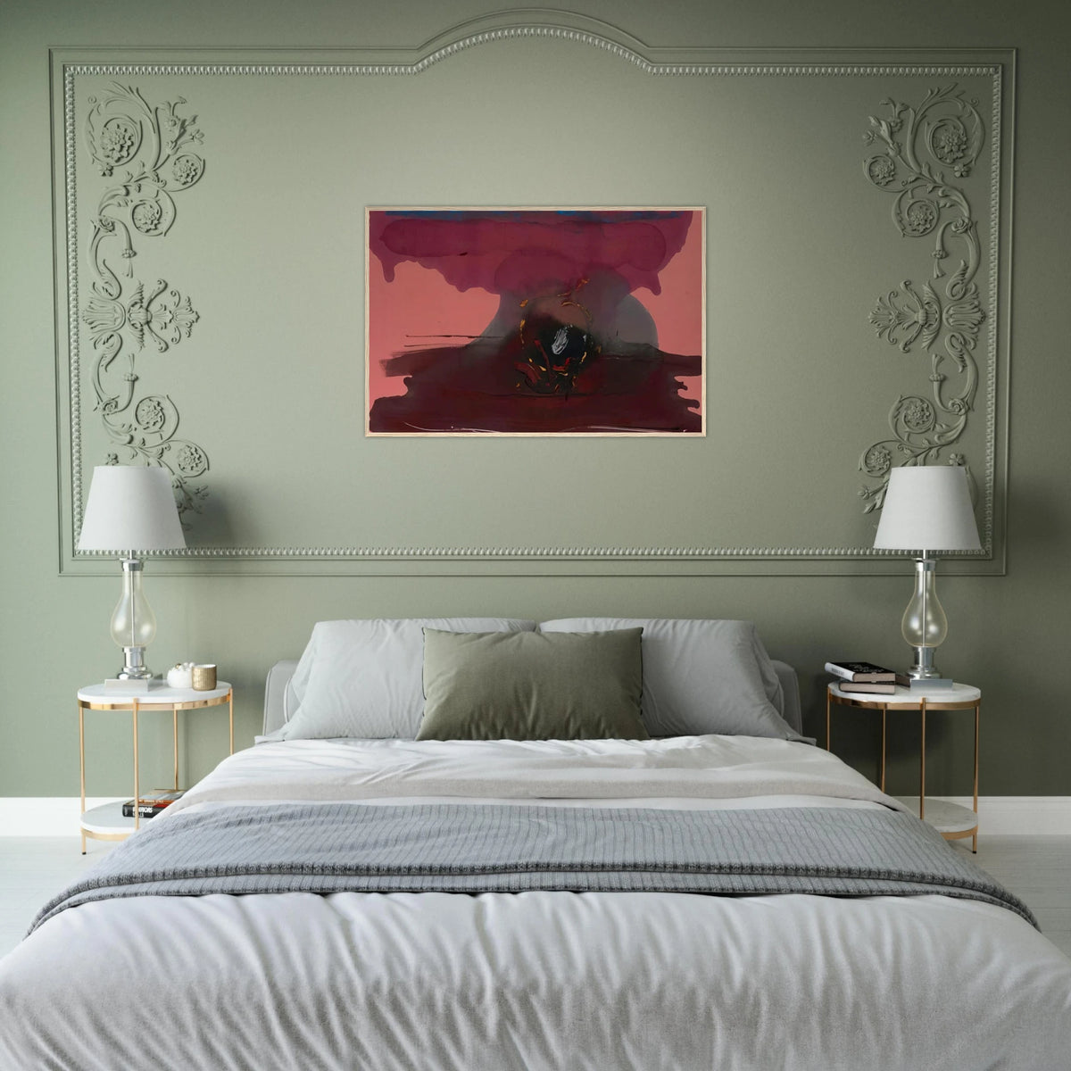 Harbinger - 1986 Framed Poster | Helen Frankenthaler Framed Prints Wall Art | Frankenthaler Helen