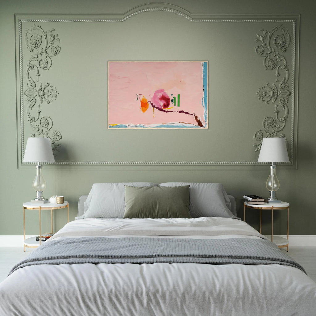 Flirt - 1995 Framed Poster | Helen Frankenthaler Framed Prints Wall Art | Frankenthaler Helen