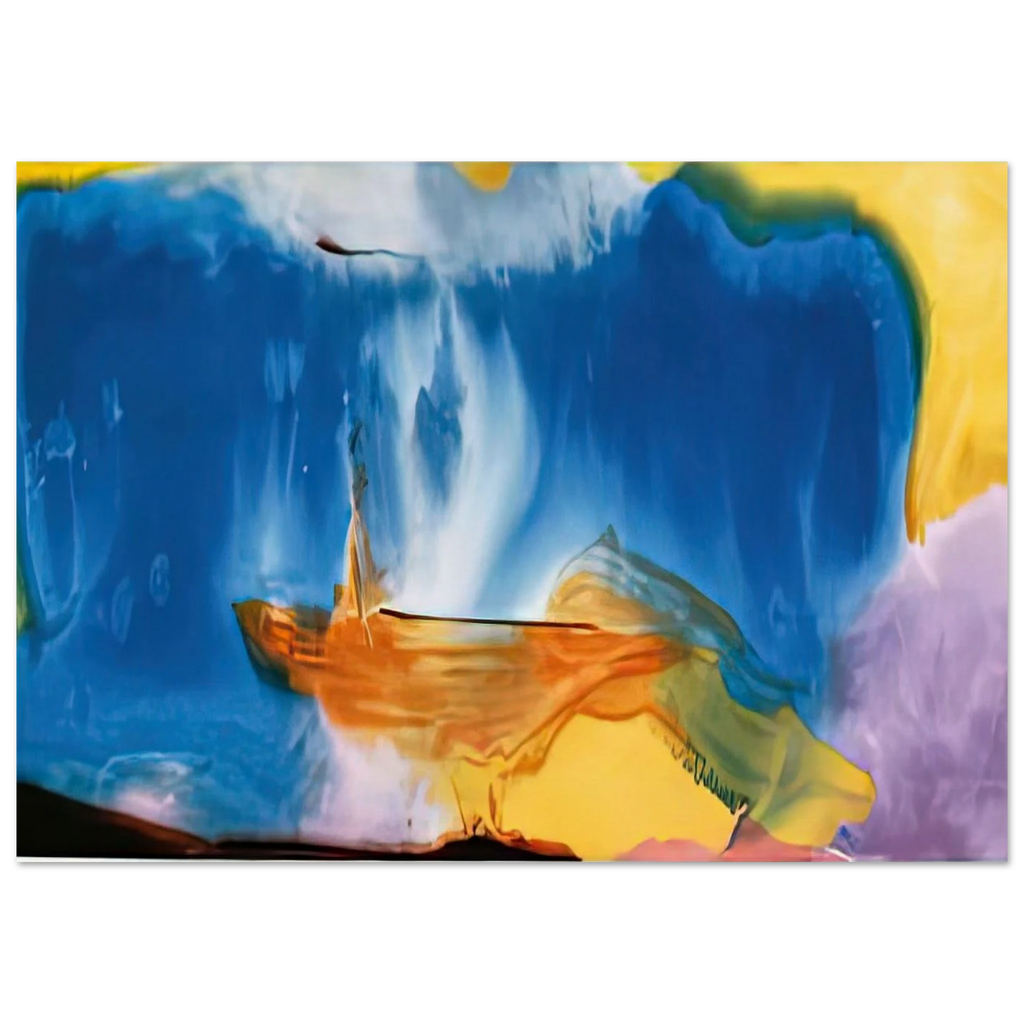 Moveable Blue, 1973- Poster | Helen Frankenthaler Poster | Frankenthaler Helen