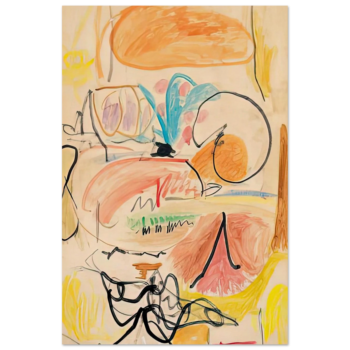 Window Shade No. 1, 1952- Poster | Helen Frankenthaler Poster | Frankenthaler Helen