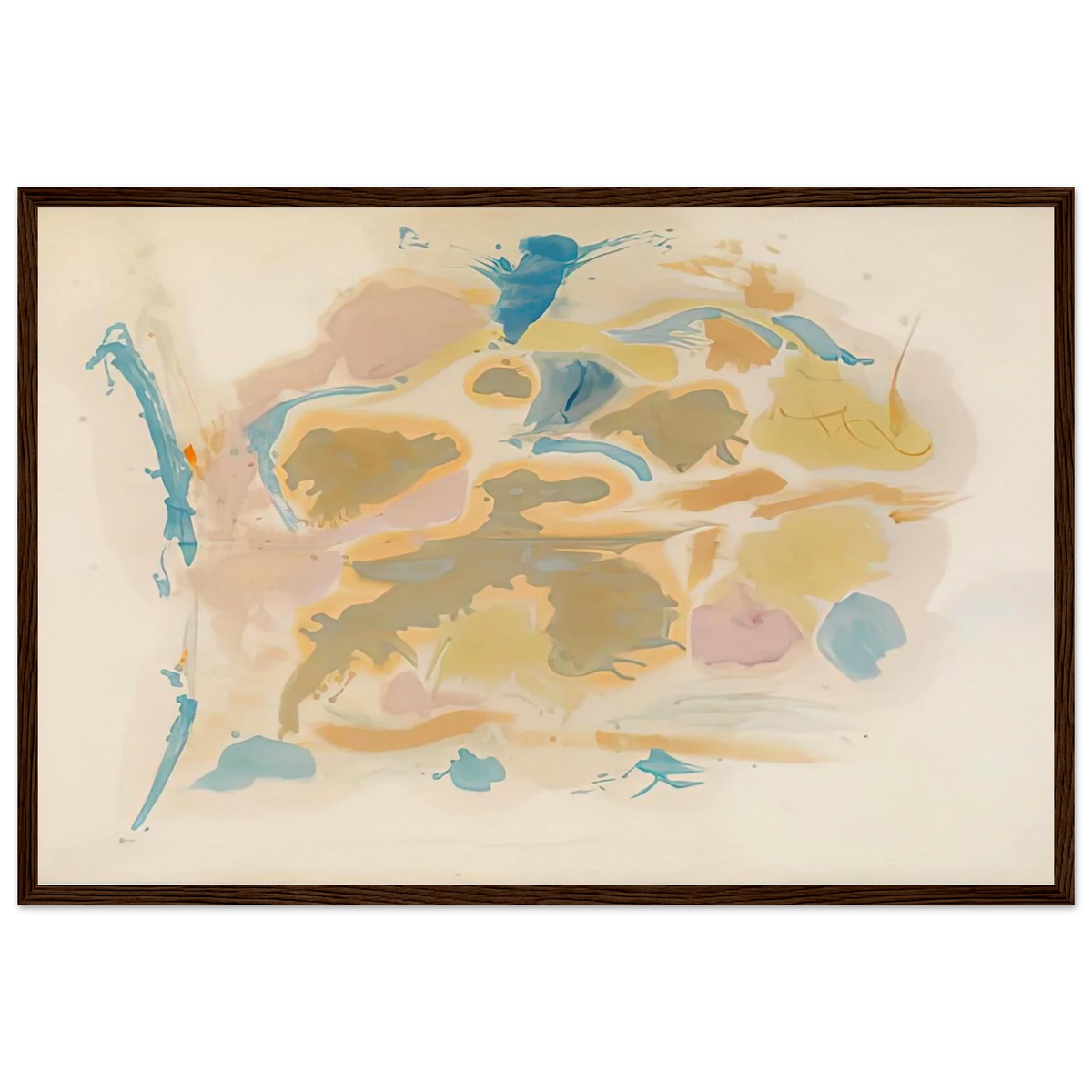Shatter, 1953- Framed Poster | Helen Frankenthaler Framed Prints Wall Art | Frankenthaler Helen