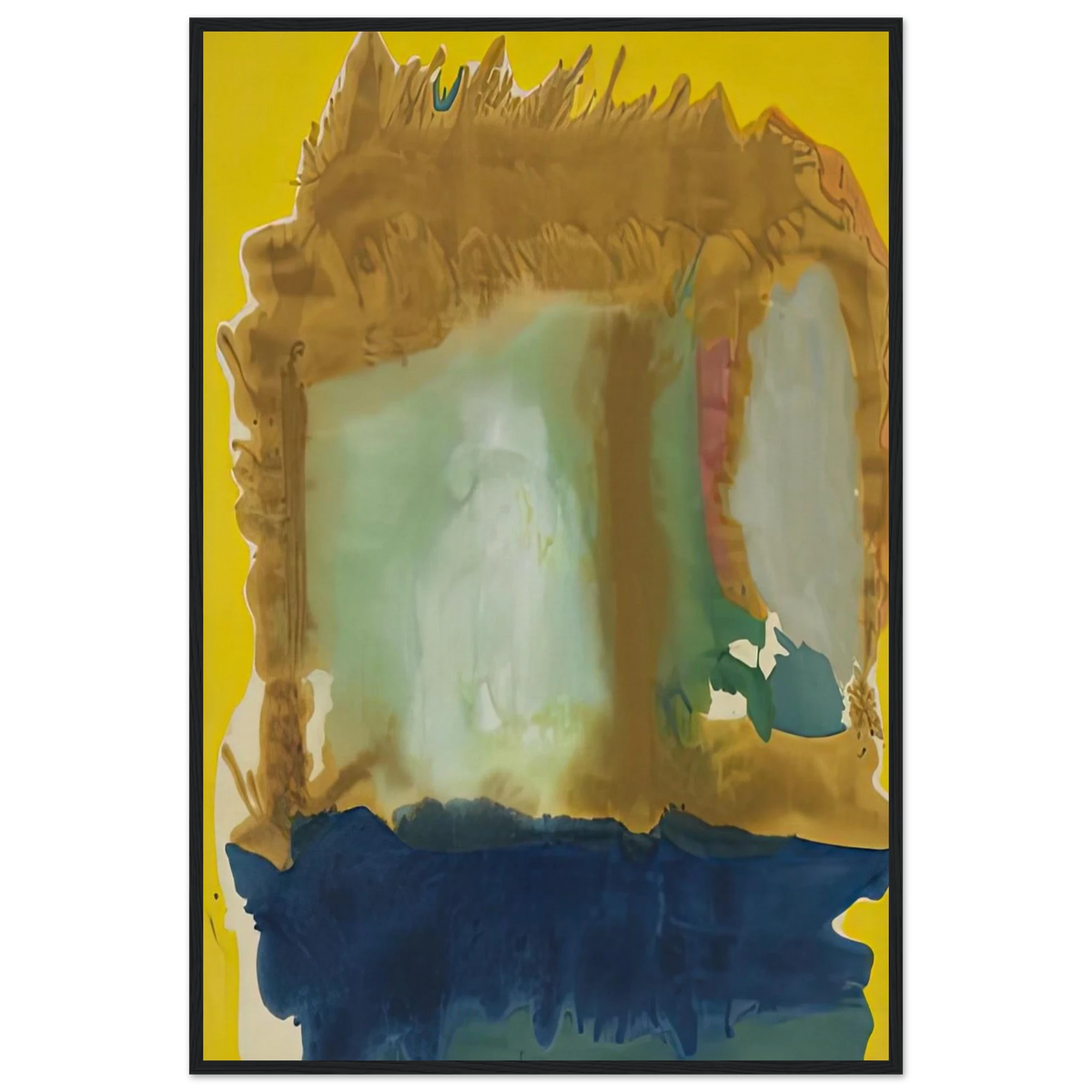 Milkwood Arcade, 1963- Framed Poster | Helen Frankenthaler Framed Prints Wall Art | Frankenthaler Helen
