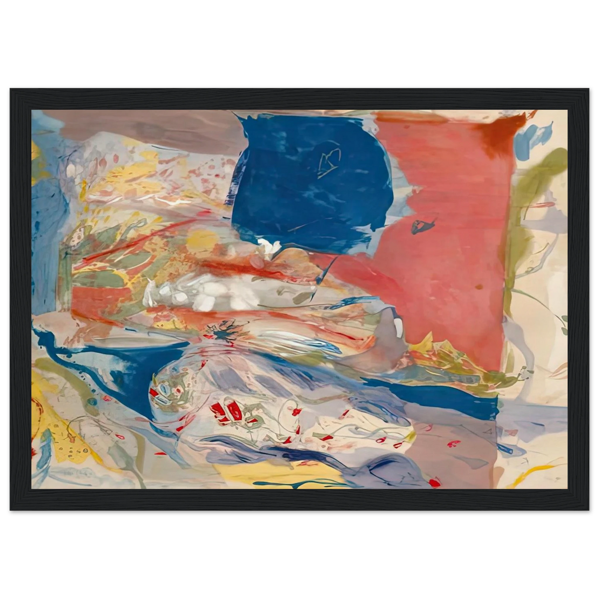 Lorelei, 1957- Framed Poster | Helen Frankenthaler Framed Prints Wall Art | Frankenthaler Helen