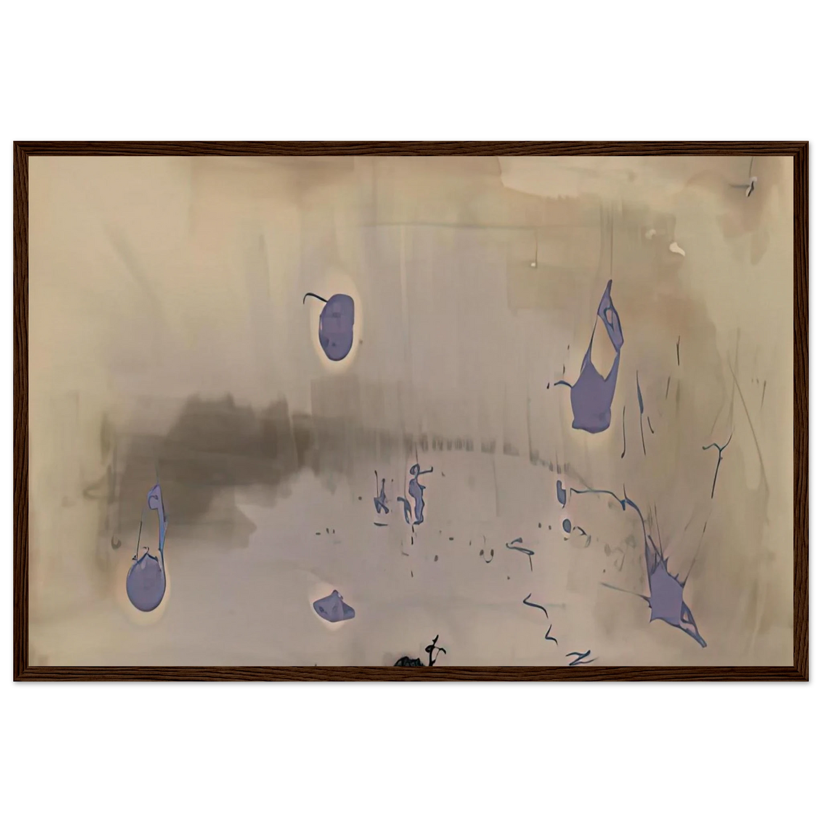 Sacrifice Decision, 1981- Framed Poster | Helen Frankenthaler Framed Prints Wall Art | Frankenthaler Helen