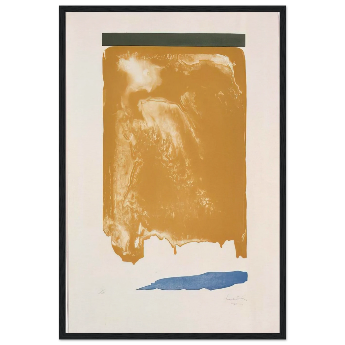 Persian Garden - 1966 Framed Poster | Helen Frankenthaler Framed Prints Wall Art | Frankenthaler Helen