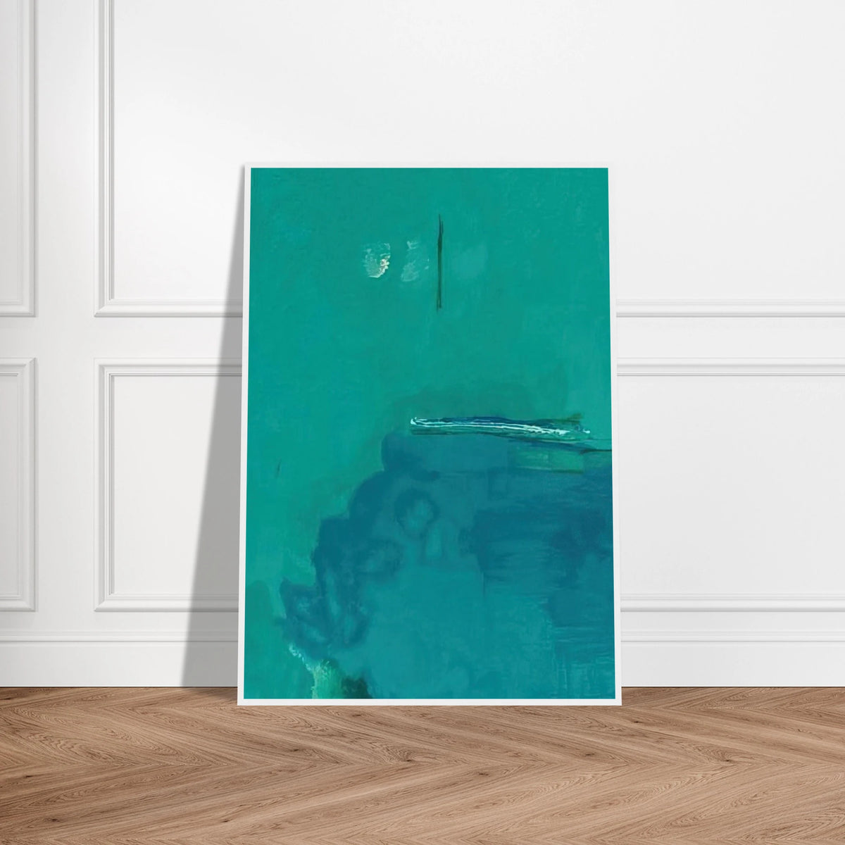 Contentment Island - 2004 Framed Poster | Helen Frankenthaler Framed Prints Wall Art | Frankenthaler Helen
