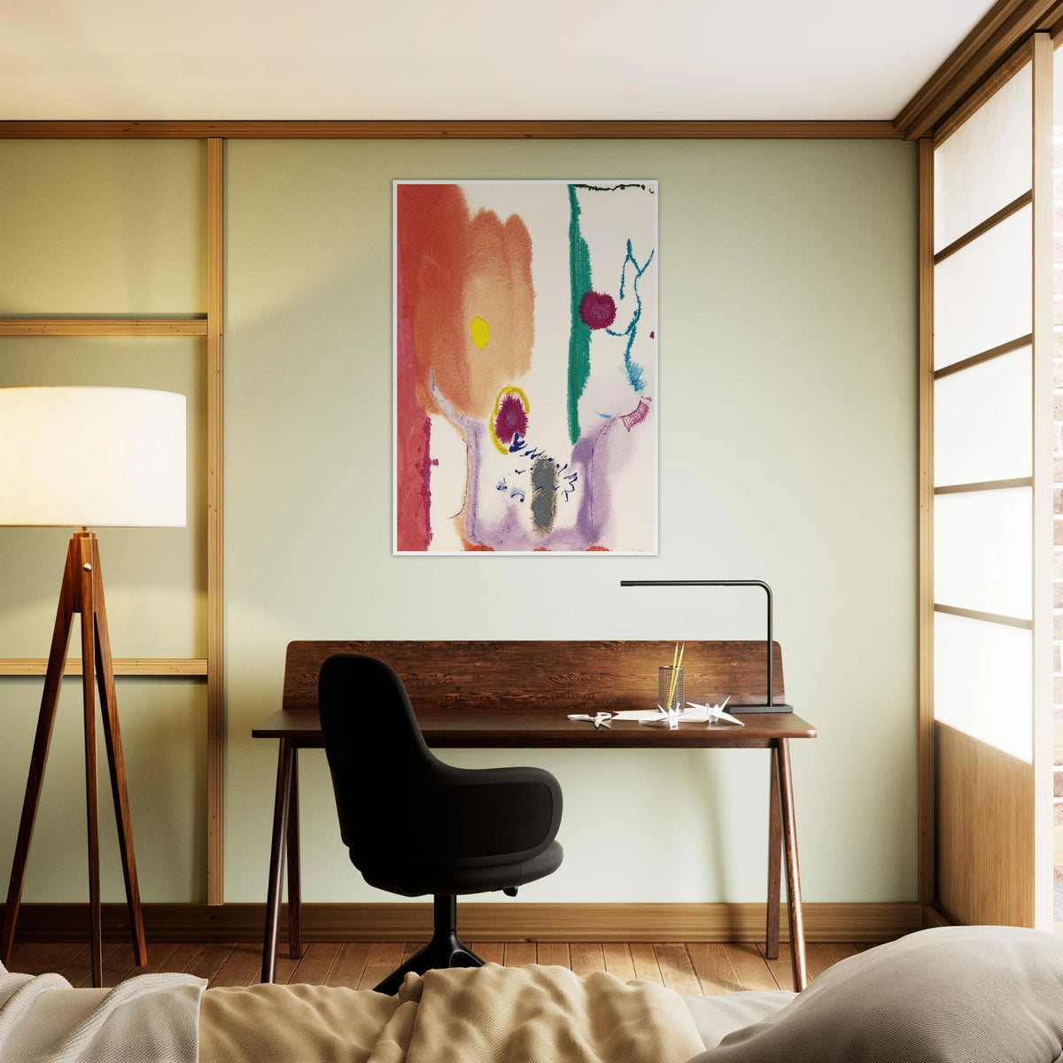 Beginnings - 2002 Framed Poster | Helen Frankenthaler Framed Prints Wall Art | Frankenthaler Helen