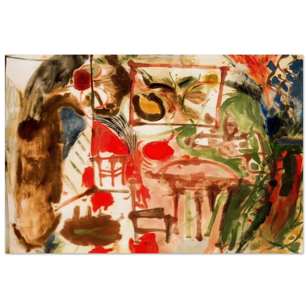 Interior - 1957 Poster | Helen Frankenthaler Poster | Frankenthaler Helen