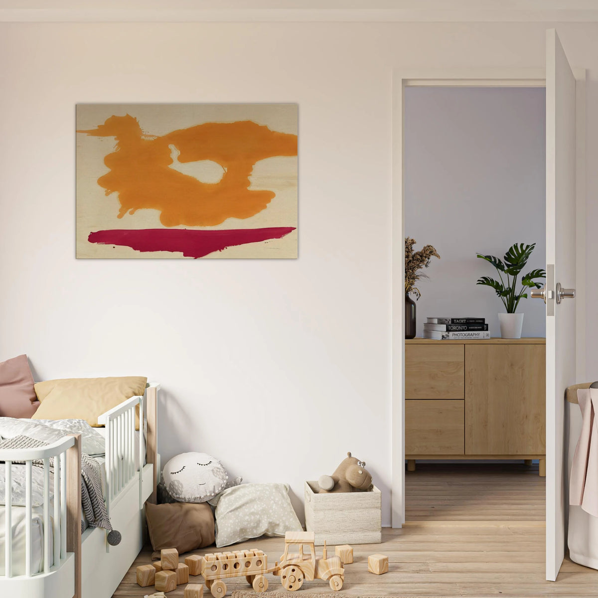 Only Orange - 1963 Canvas | Helen Frankenthaler Canvas | Frankenthaler Helen