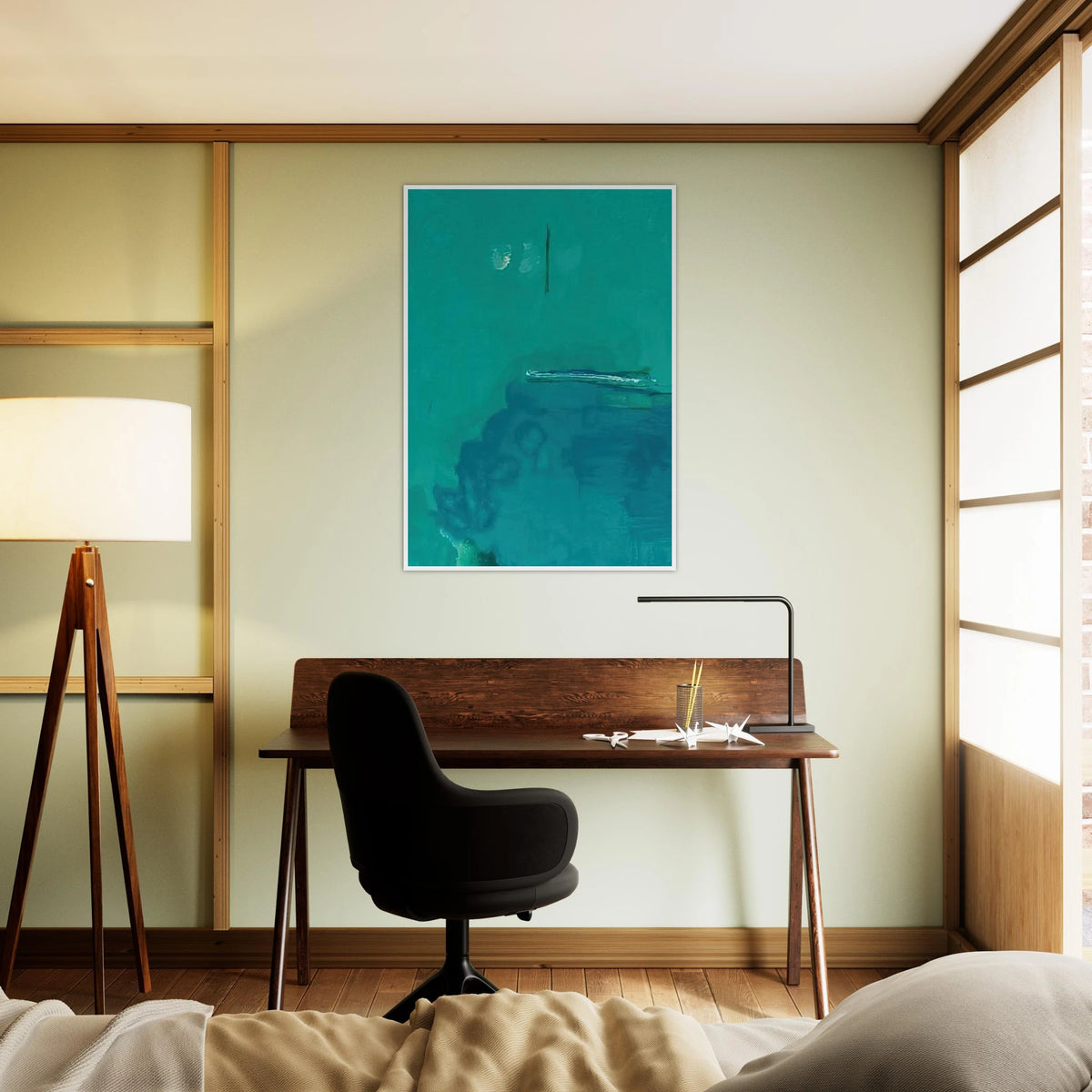Contentment Island - 2004 Framed Poster | Helen Frankenthaler Framed Prints Wall Art | Frankenthaler Helen