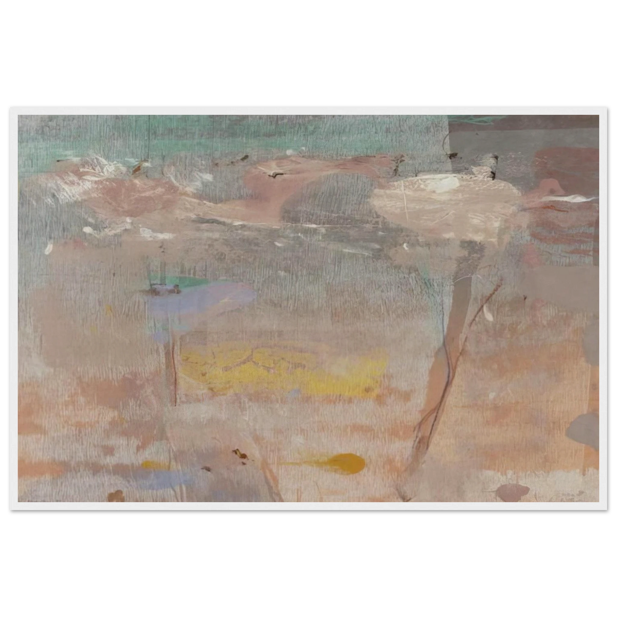 Monotype I - 1981 Framed Poster | Helen Frankenthaler Framed Prints Wall Art | Frankenthaler Helen