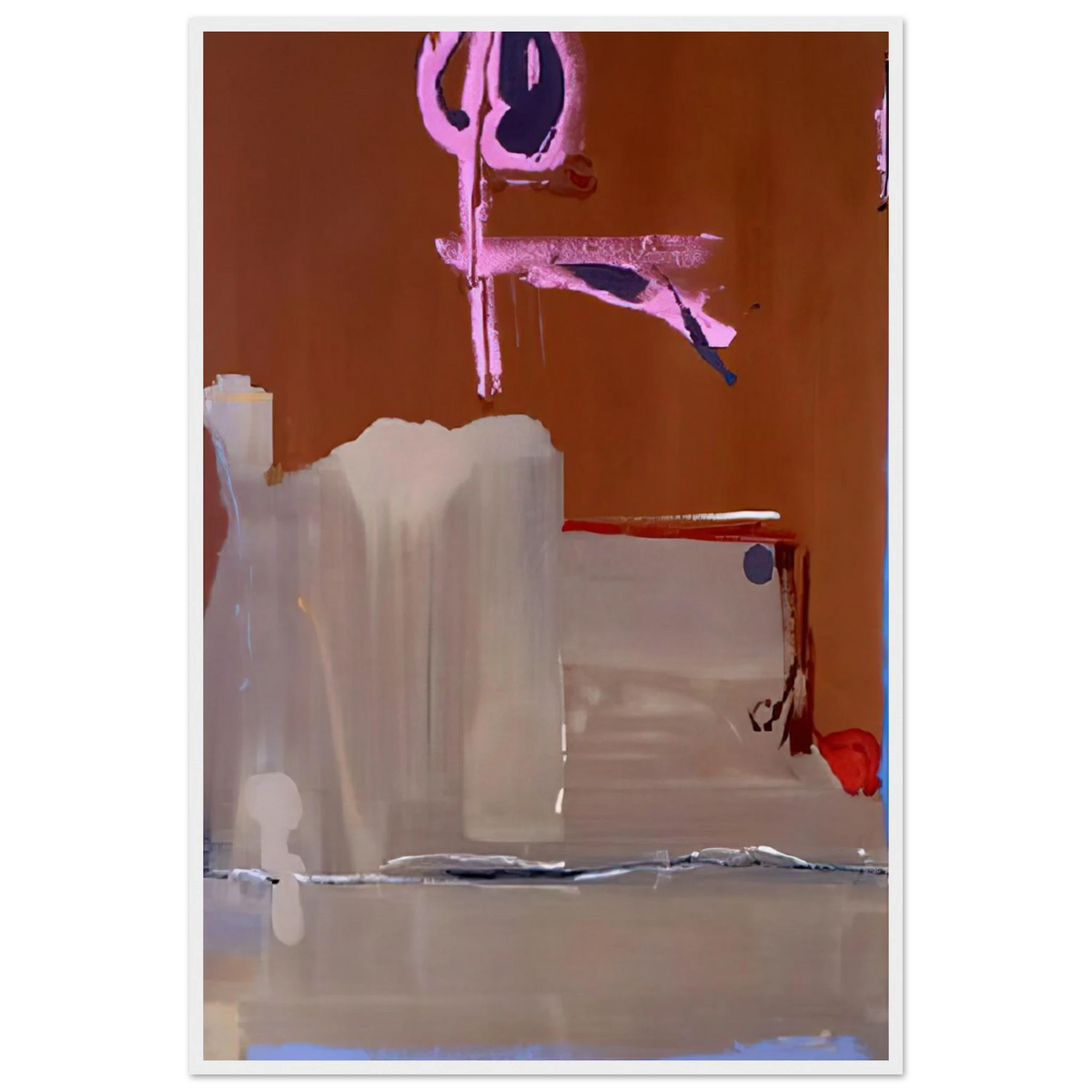 Captain s Watch - 1986 Framed Poster | Helen Frankenthaler Framed Prints Wall Art | Frankenthaler Helen