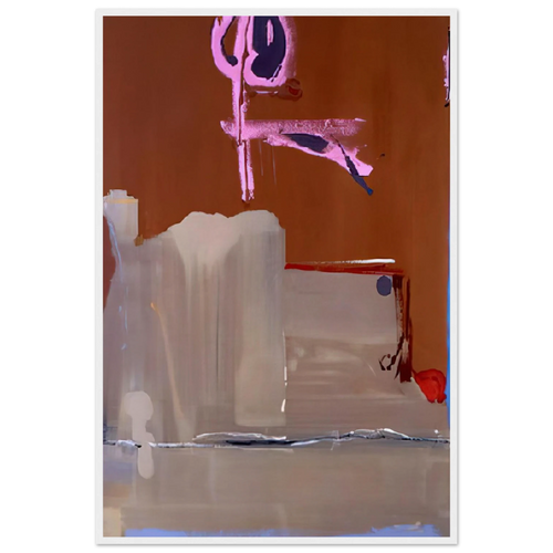 Captain s Watch - 1986 Framed Poster | Helen Frankenthaler Framed Prints Wall Art | Frankenthaler Helen
