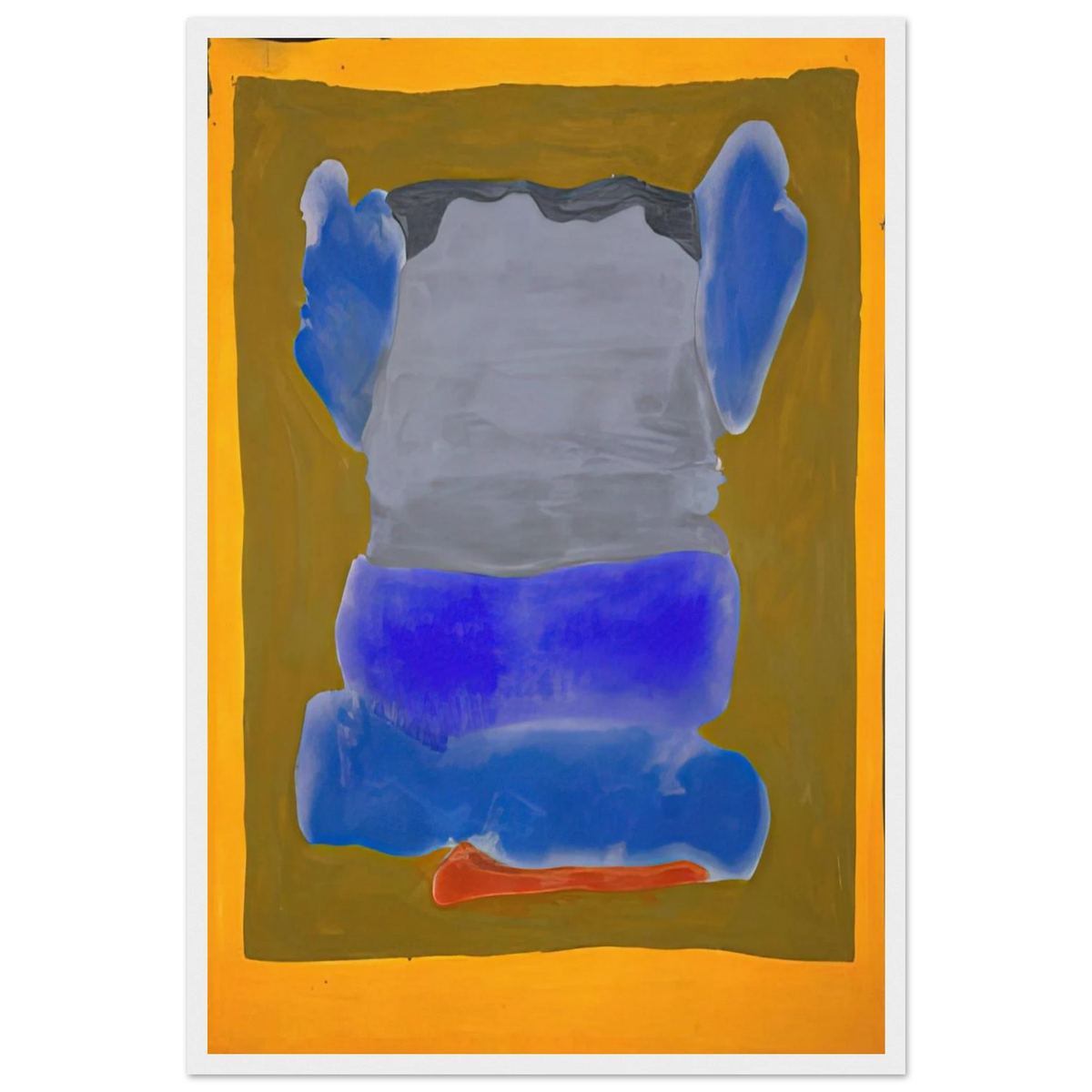 Buddha s Court - 1964 Framed Poster | Helen Frankenthaler Framed Prints Wall Art | Frankenthaler Helen