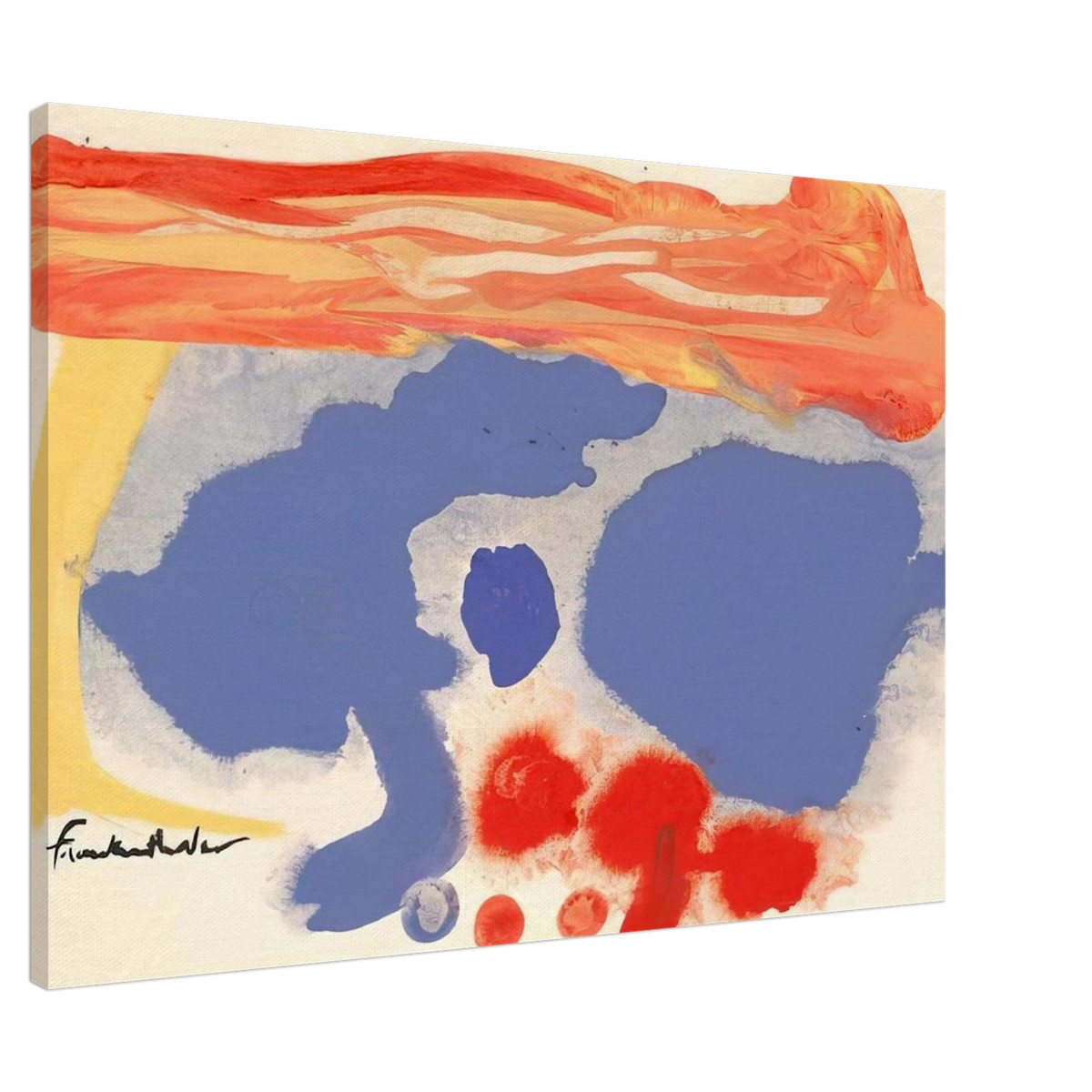 Summerscene, Provincetown - 1961 Canvas | Helen Frankenthaler Canvas | Frankenthaler Helen
