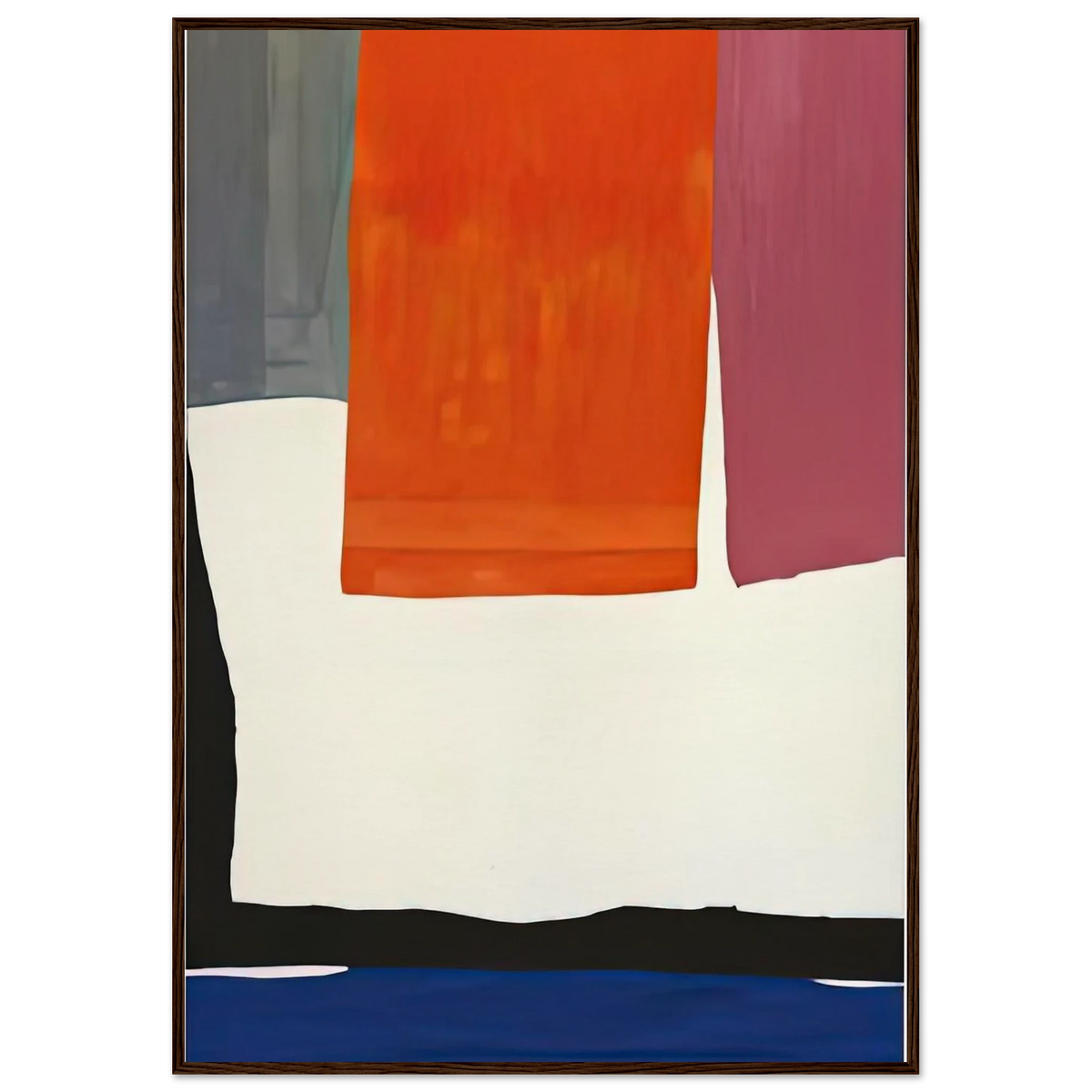 The Human Edge, 1967- Framed Poster | Helen Frankenthaler Framed Prints Wall Art | Frankenthaler Helen