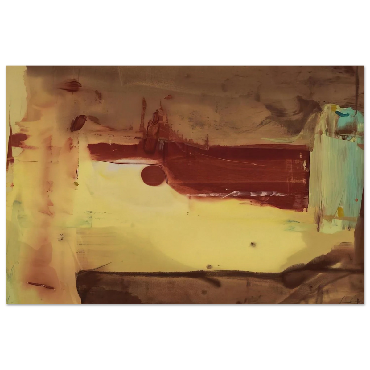 Desert Pass - 1976 Poster | Helen Frankenthaler Poster | Frankenthaler Helen