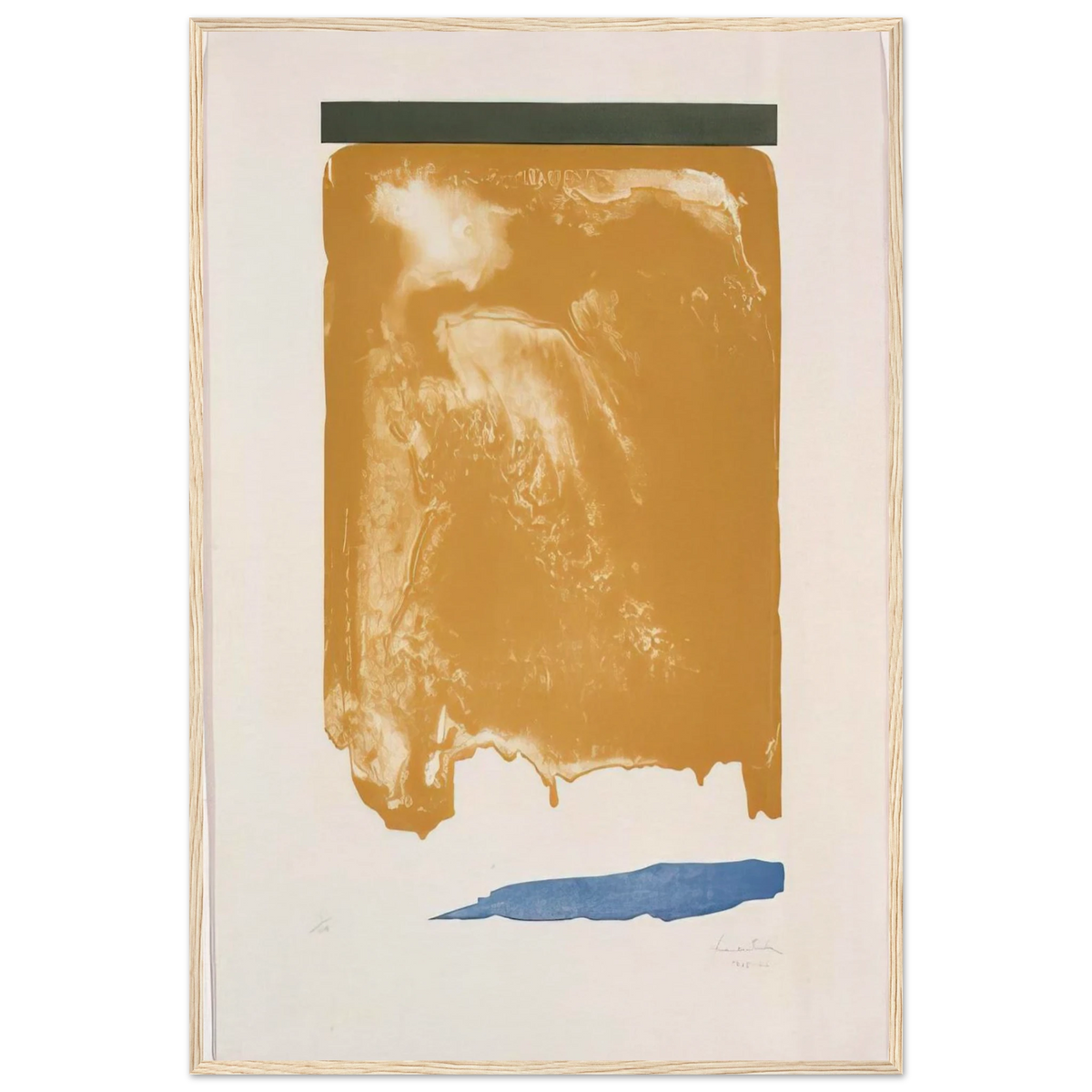 Persian Garden - 1966 Framed Poster | Helen Frankenthaler Framed Prints Wall Art | Frankenthaler Helen