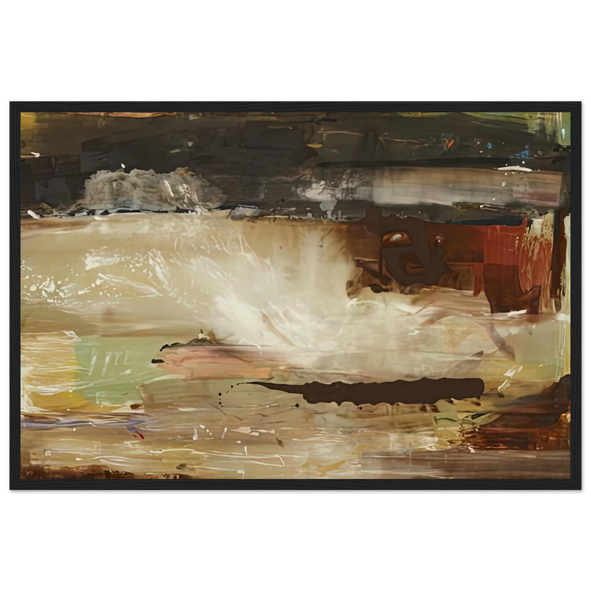 For E.M., 1981- Framed Poster | Helen Frankenthaler Framed Prints Wall Art | Frankenthaler Helen