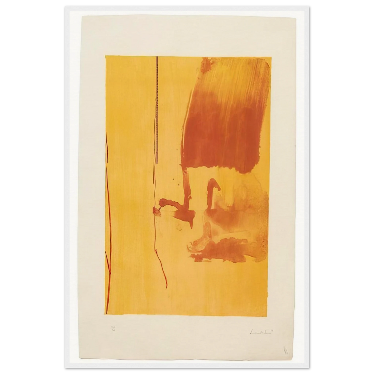 Harvest - 1976 Framed Poster | Helen Frankenthaler Framed Prints Wall Art | Frankenthaler Helen