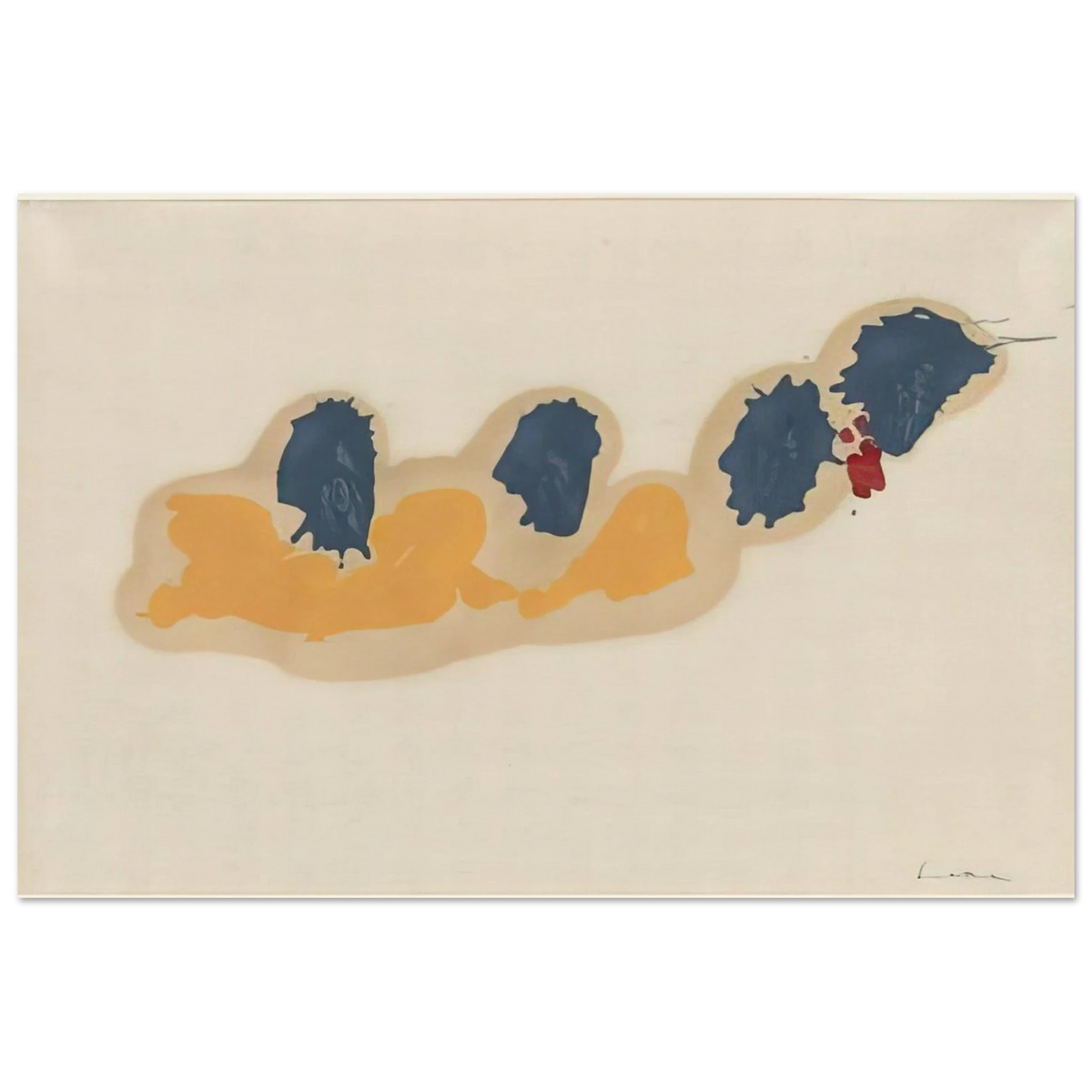 April IV - 1960 Poster | Helen Frankenthaler Poster | Frankenthaler Helen