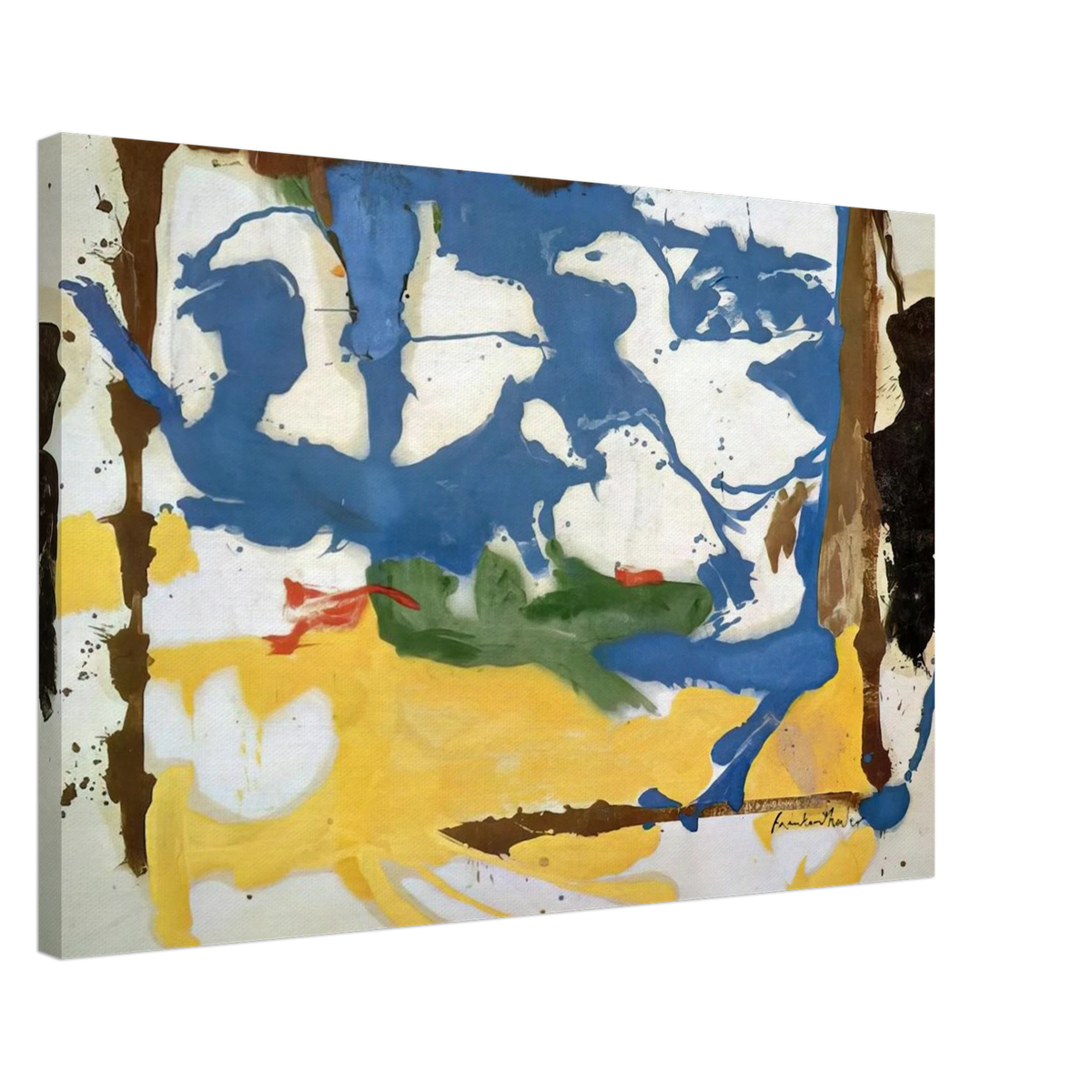 Swan Lake #2 - 1961 Canvas | Helen Frankenthaler Canvas | Frankenthaler Helen