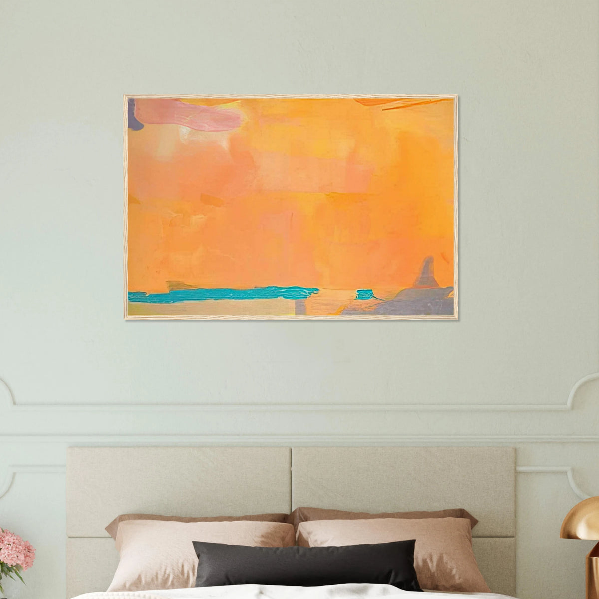 Royal Fireworks - 1975 Framed Poster | Helen Frankenthaler Framed Prints Wall Art | Frankenthaler Helen