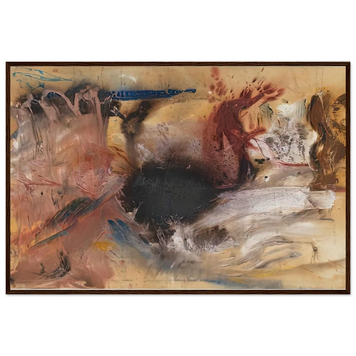 Sun Spot, 1954- Framed Poster | Helen Frankenthaler Framed Prints Wall Art | Frankenthaler Helen