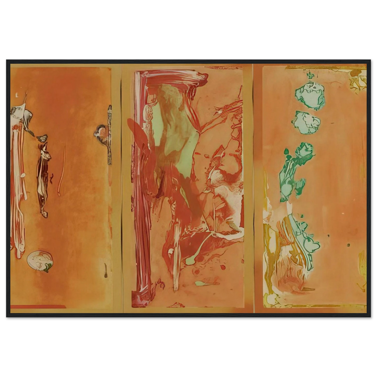 Gateway - 1988 Framed Poster | Helen Frankenthaler Framed Prints Wall Art | Frankenthaler Helen