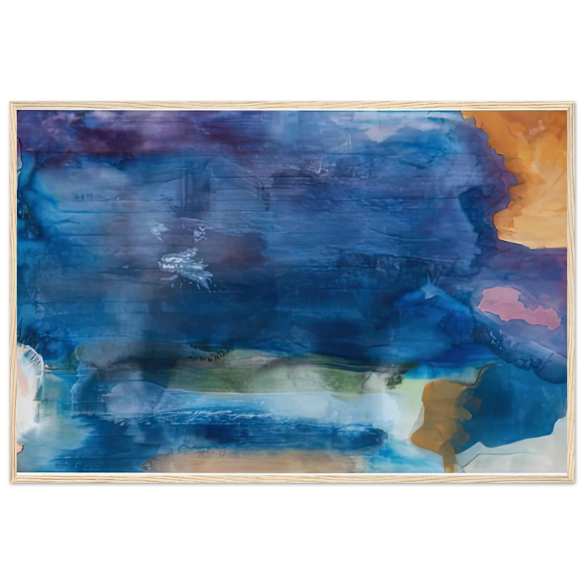 Riverhead, 1963-64- Framed Poster | Helen Frankenthaler Framed Prints Wall Art | Frankenthaler Helen