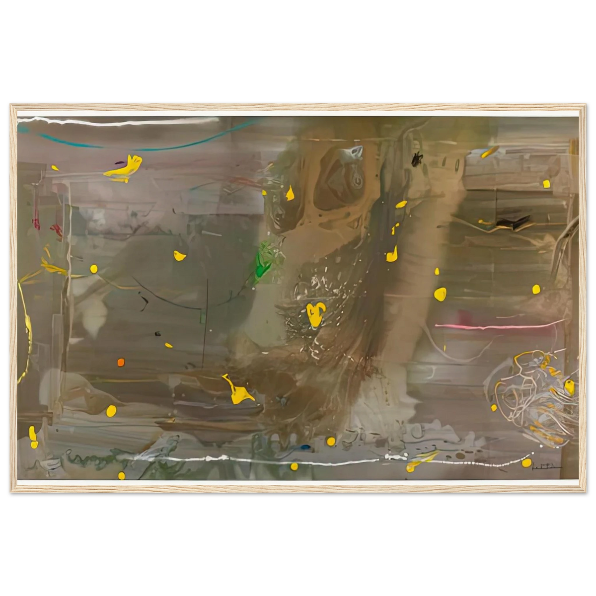 Halley’s Comet, 1985- Framed Poster | Helen Frankenthaler Framed Prints Wall Art | Frankenthaler Helen