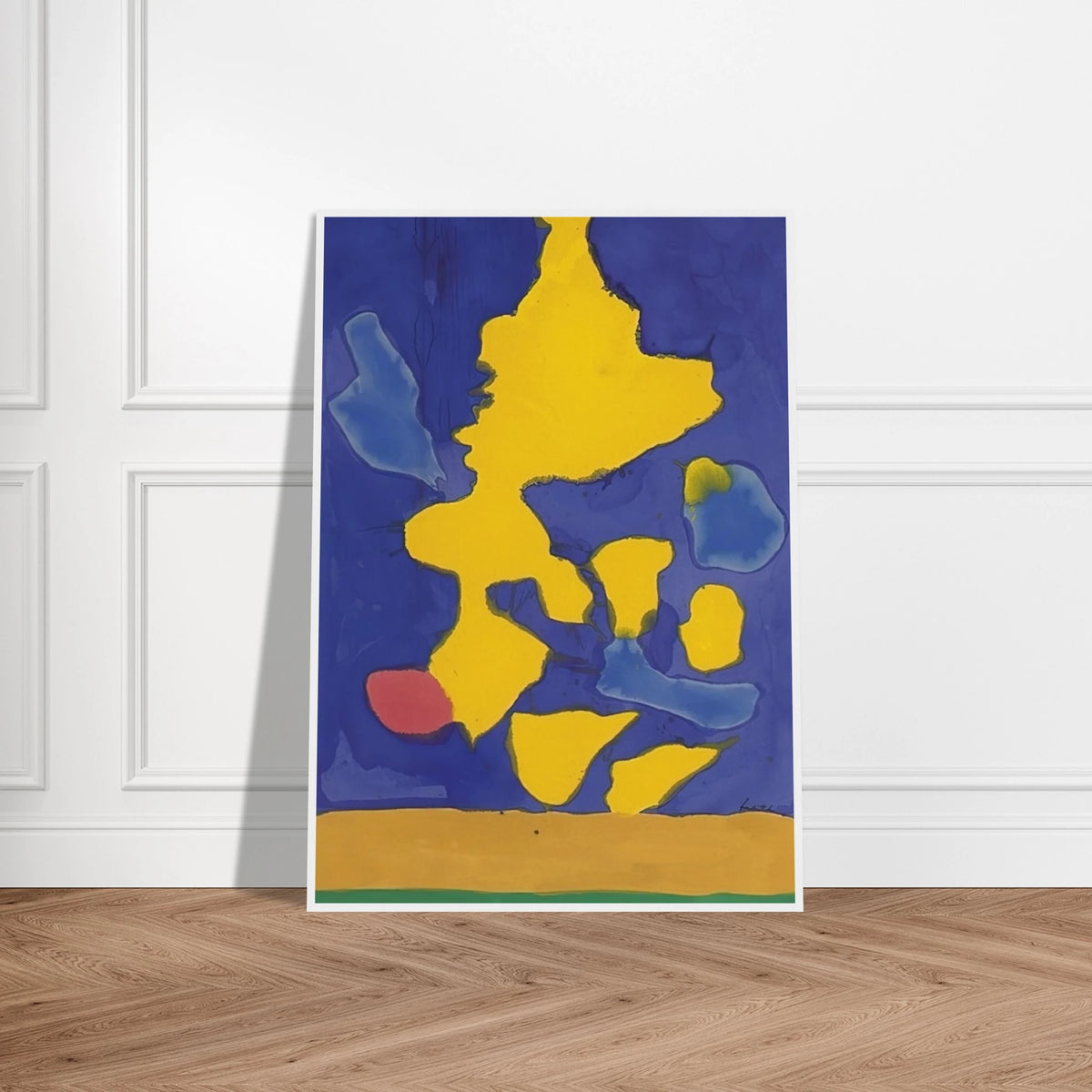 Saturn Revisited - 1964 Framed Poster | Helen Frankenthaler Framed Prints Wall Art | Frankenthaler Helen