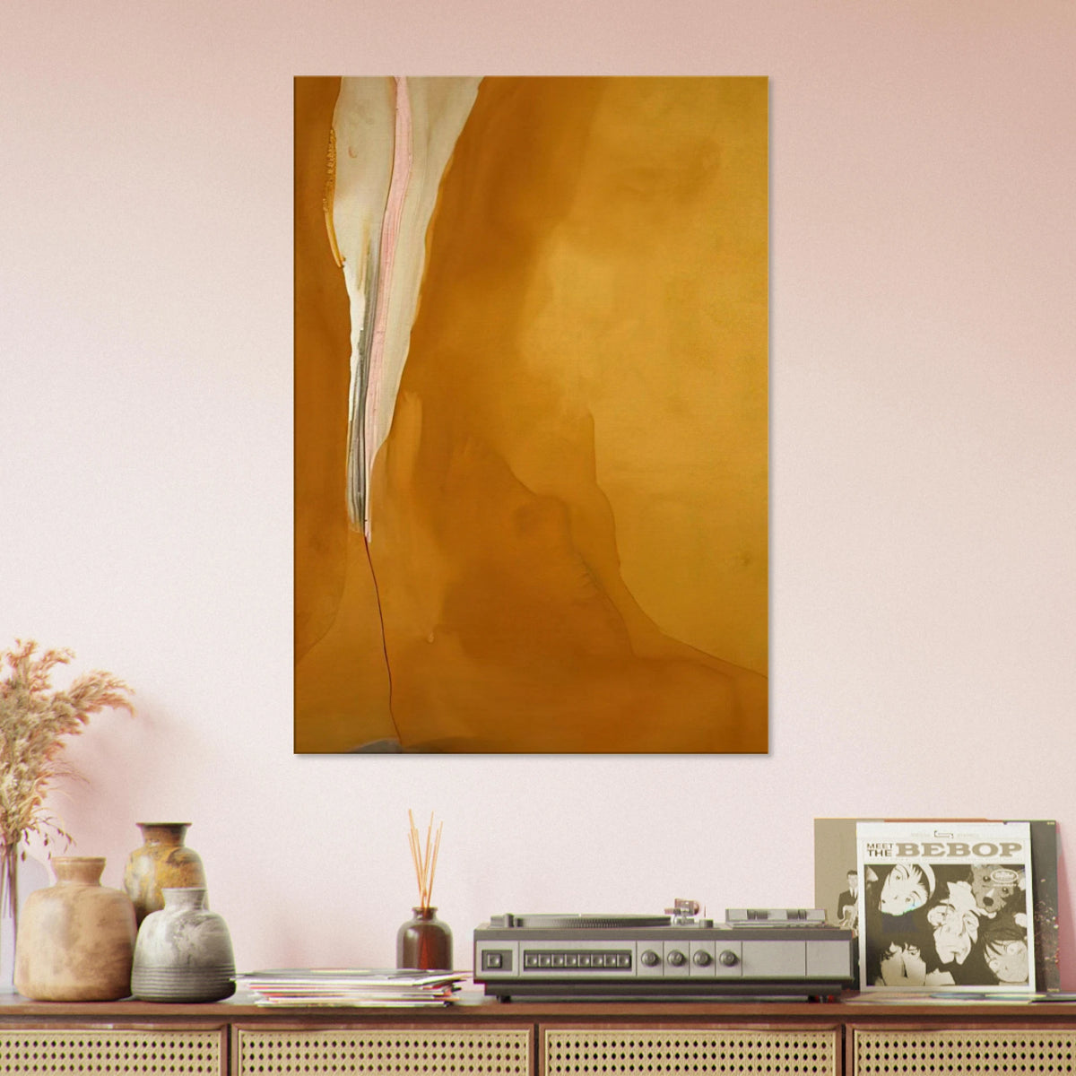 Coral Wedge - 1972 Canvas | Helen Frankenthaler Canvas | Frankenthaler Helen