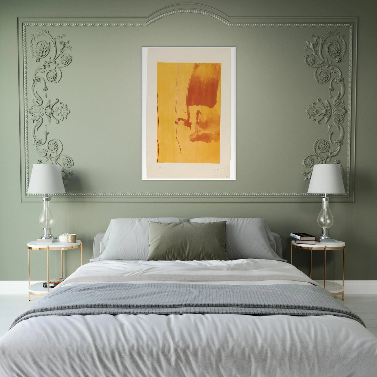 Harvest - 1976 Framed Poster | Helen Frankenthaler Framed Prints Wall Art | Frankenthaler Helen