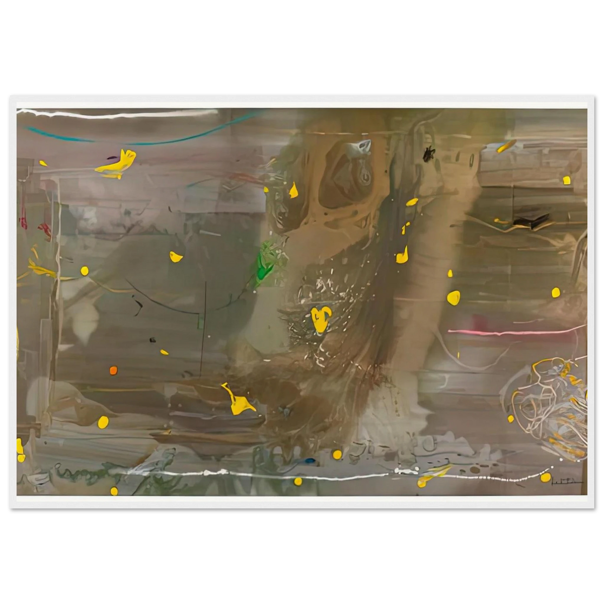 Halley’s Comet, 1985- Framed Poster | Helen Frankenthaler Framed Prints Wall Art | Frankenthaler Helen