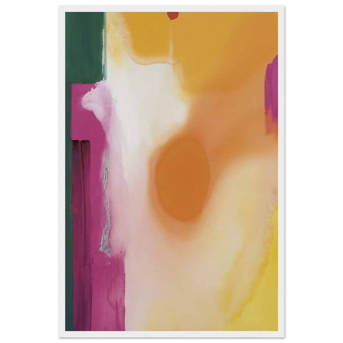 Bullseye - 1989 Framed Poster | Helen Frankenthaler Framed Prints Wall Art | Frankenthaler Helen