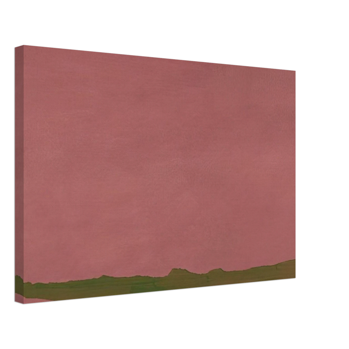 Green Likes Mauve - 1970 Canvas | Helen Frankenthaler Canvas | Frankenthaler Helen