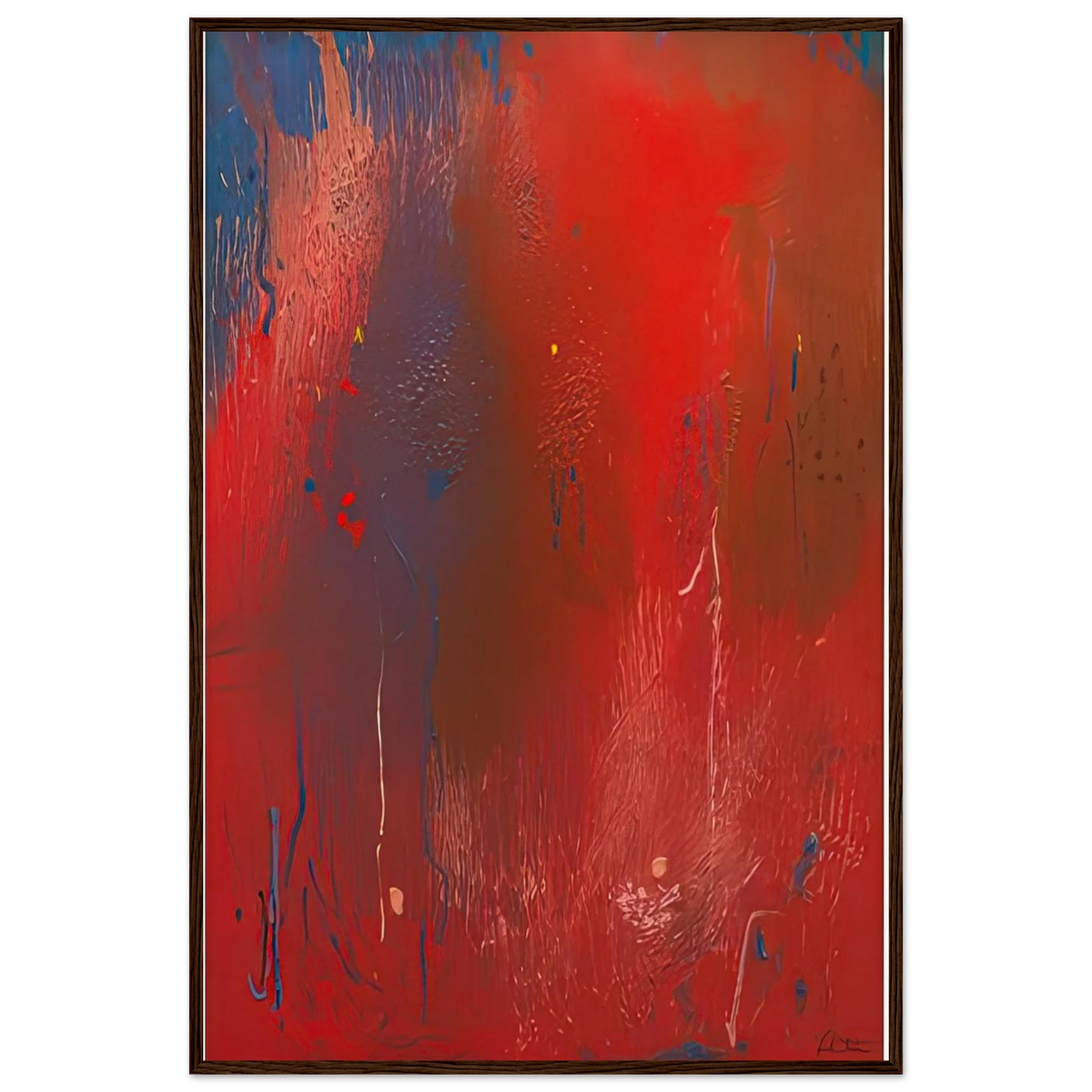 Warrior, 1991- Framed Poster | Helen Frankenthaler Framed Prints Wall Art | Frankenthaler Helen