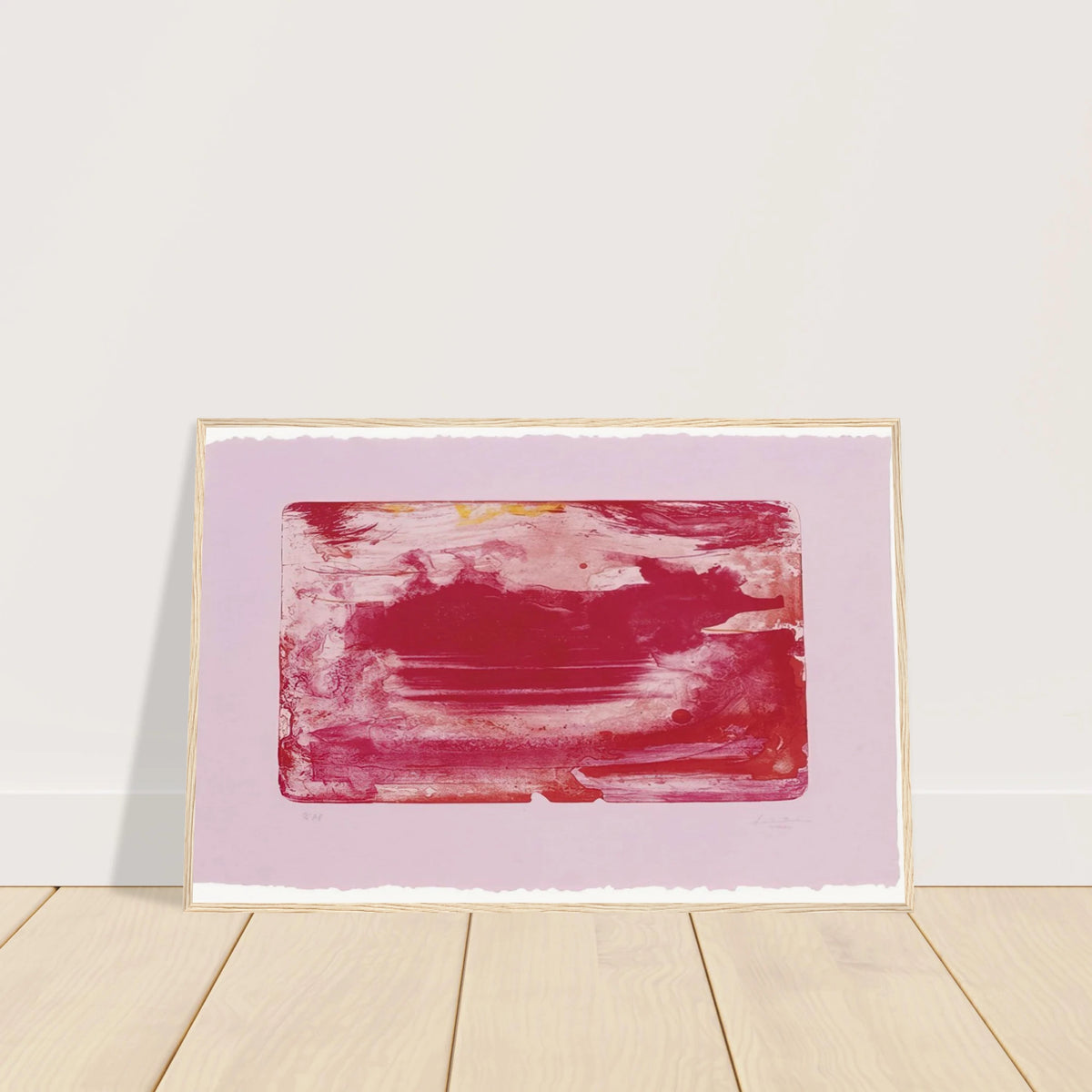 The Red Sea - 1982 Framed Poster | Helen Frankenthaler Framed Prints Wall Art | Frankenthaler Helen