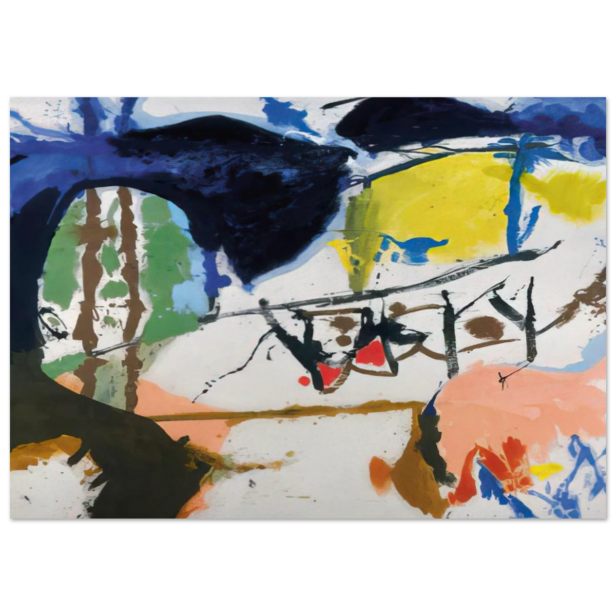 Acres - 1959 Poster | Helen Frankenthaler Poster | Frankenthaler Helen