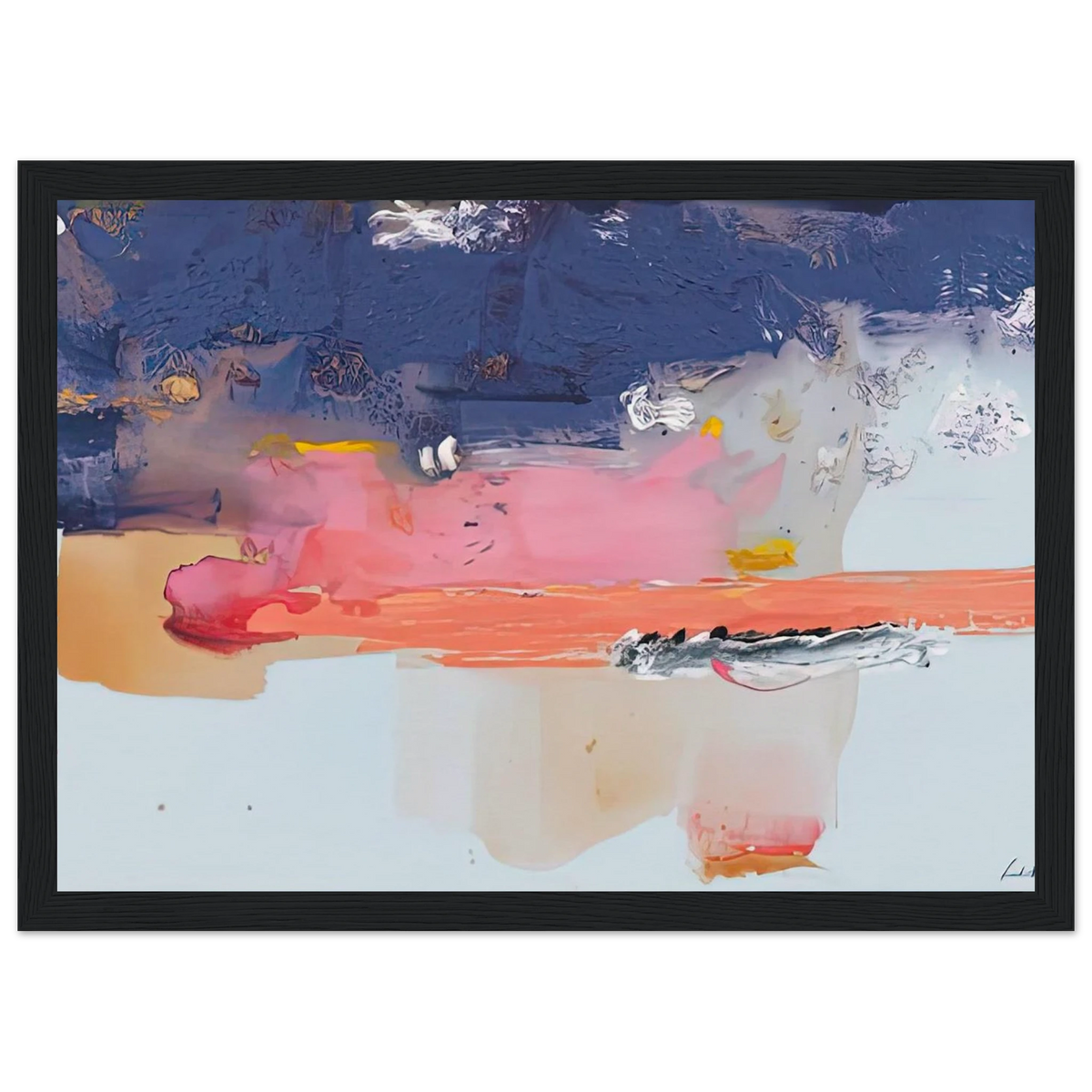 Western Roadmap, 1991- Framed Poster | Helen Frankenthaler Framed Prints Wall Art | Frankenthaler Helen