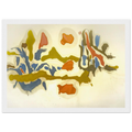 Seascape with Dunes - 1962 Framed Poster | Helen Frankenthaler Framed Prints Wall Art | Frankenthaler Helen