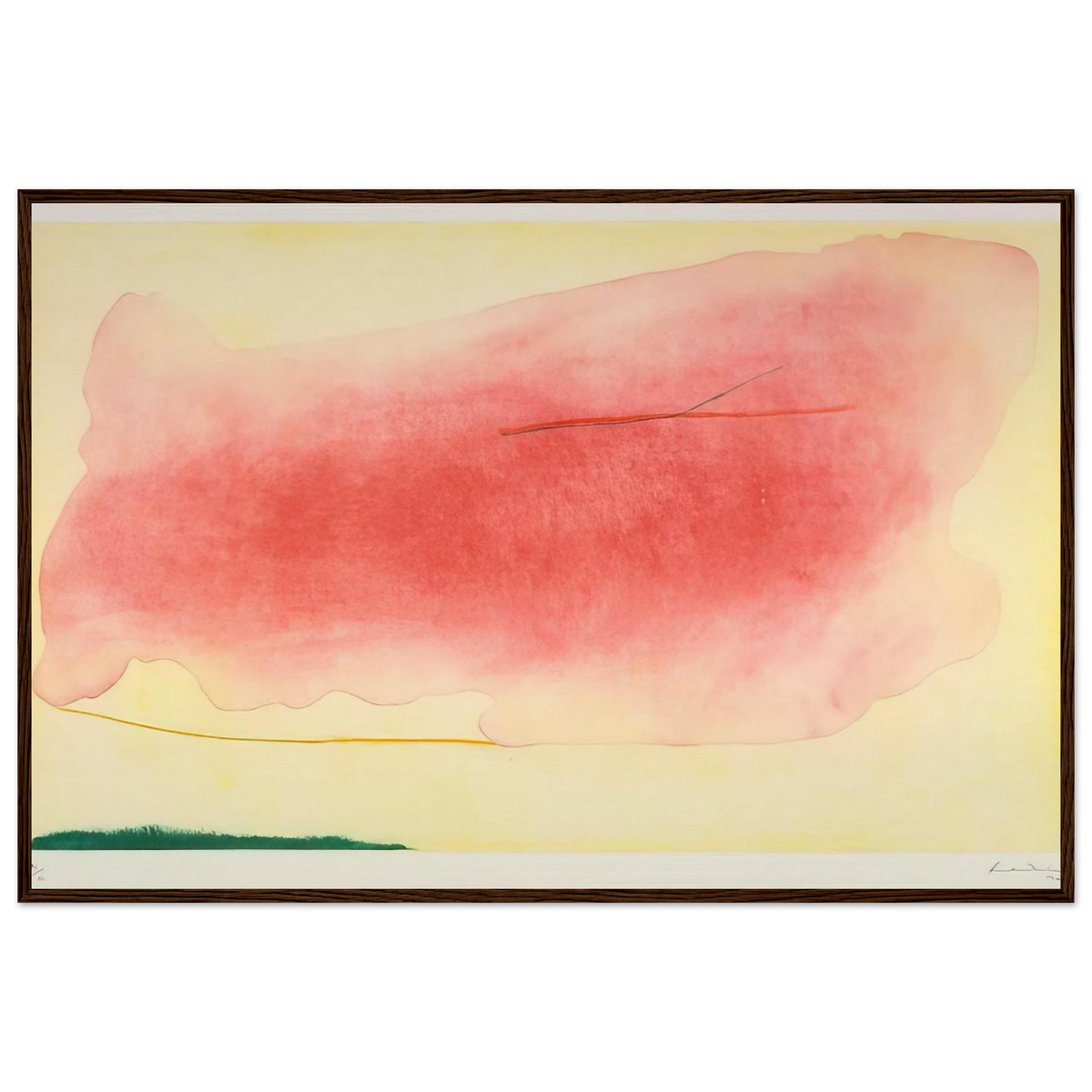 Nepenthe - 1972 Framed Poster | Helen Frankenthaler Framed Prints Wall Art | Frankenthaler Helen