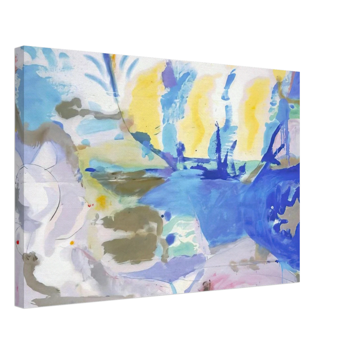 Basque Beach - 1958 Canvas | Helen Frankenthaler Canvas | Frankenthaler Helen