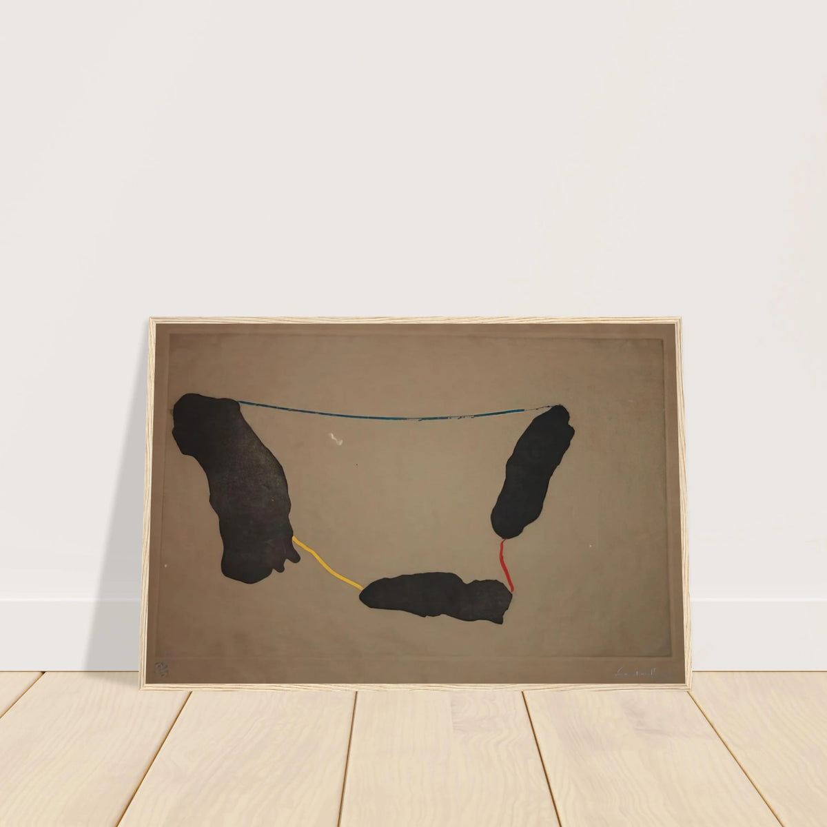 Connected By Joy - 1973 Framed Poster | Helen Frankenthaler Framed Prints Wall Art | Frankenthaler Helen